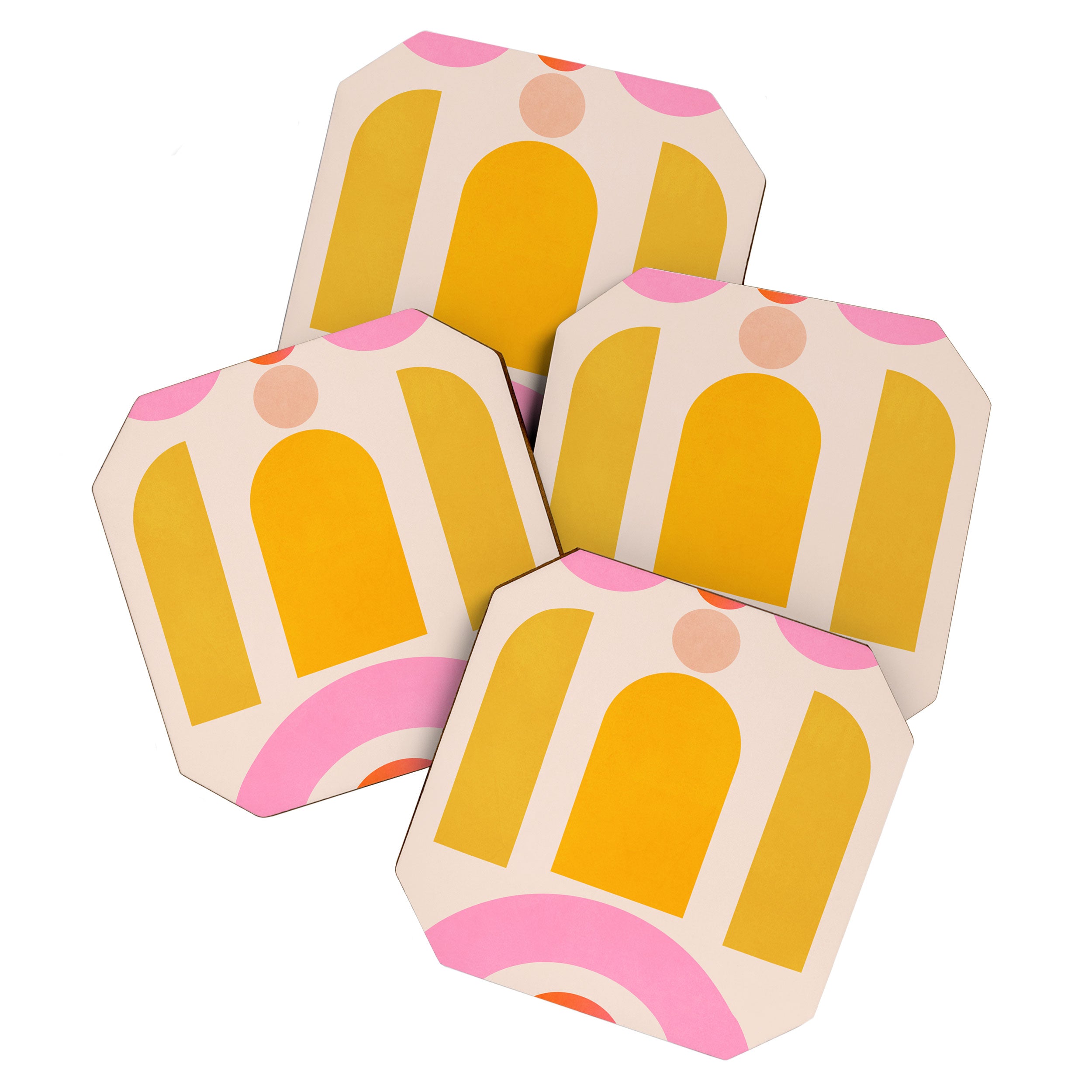 Geometric Shapes 203 Coaster Gallery Image 1