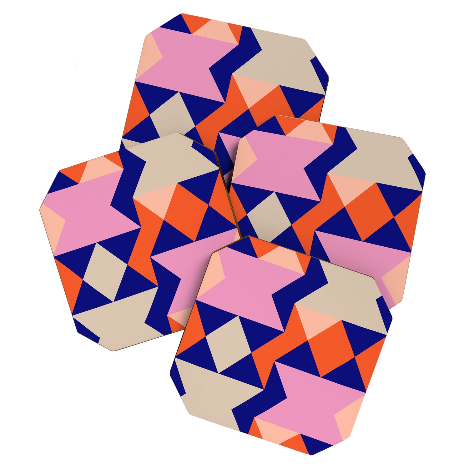 Geometric Shapes 217 Coaster Gallery Image 1