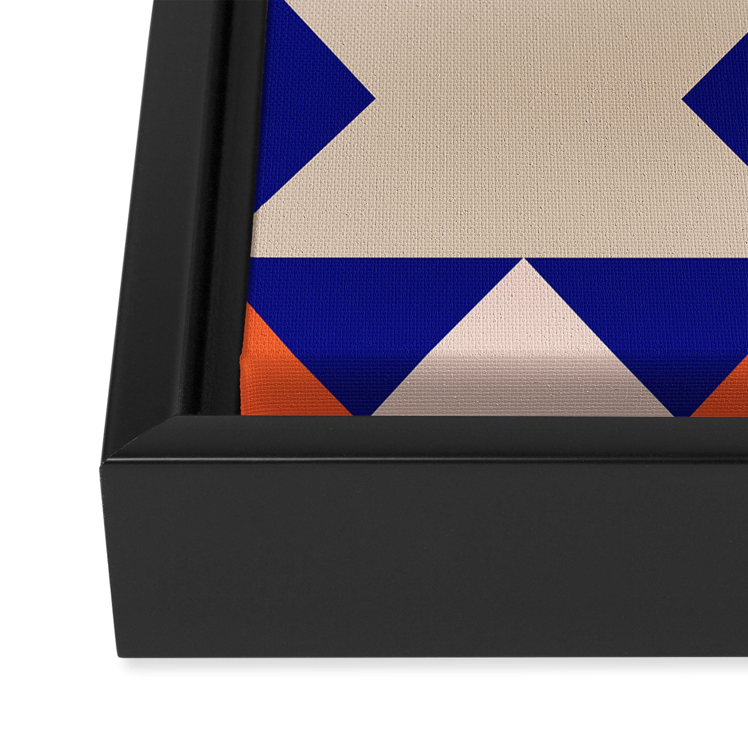 Geometric Shapes 217 Framed Canvas Print Gallery Image 3