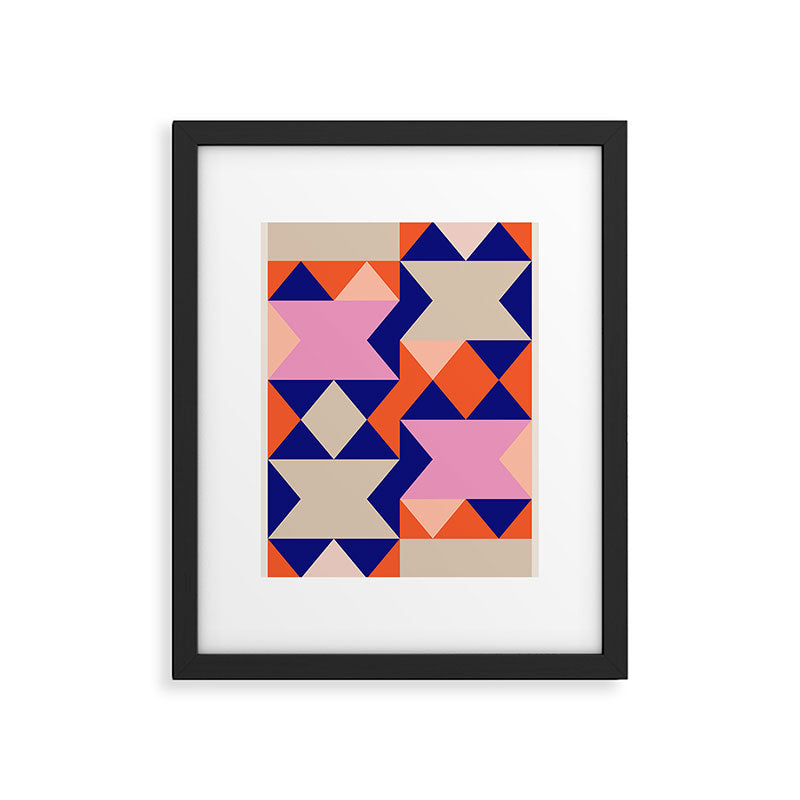 Geometric Shapes 217 Framed Art Print Gallery Image 5