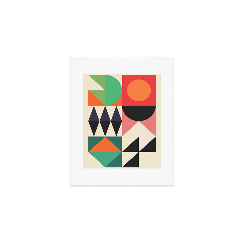 Geometric Shapes 219 Art Print Gallery Image 1