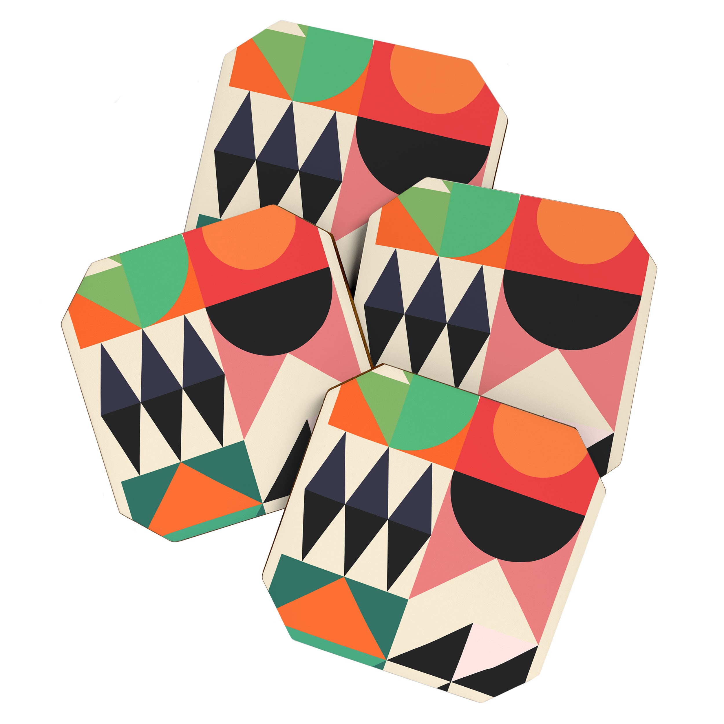 Geometric Shapes 219 Coaster Gallery Image 1