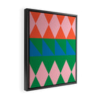 Geometric Shapes 220 Framed Canvas Print Gallery Image 2