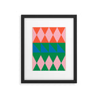 Geometric Shapes 220 Framed Art Print Gallery Image 5
