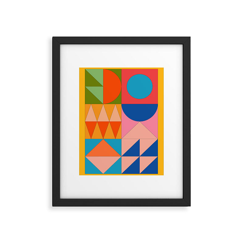 Geometric Shapes 237 Framed Art Print Gallery Image 6