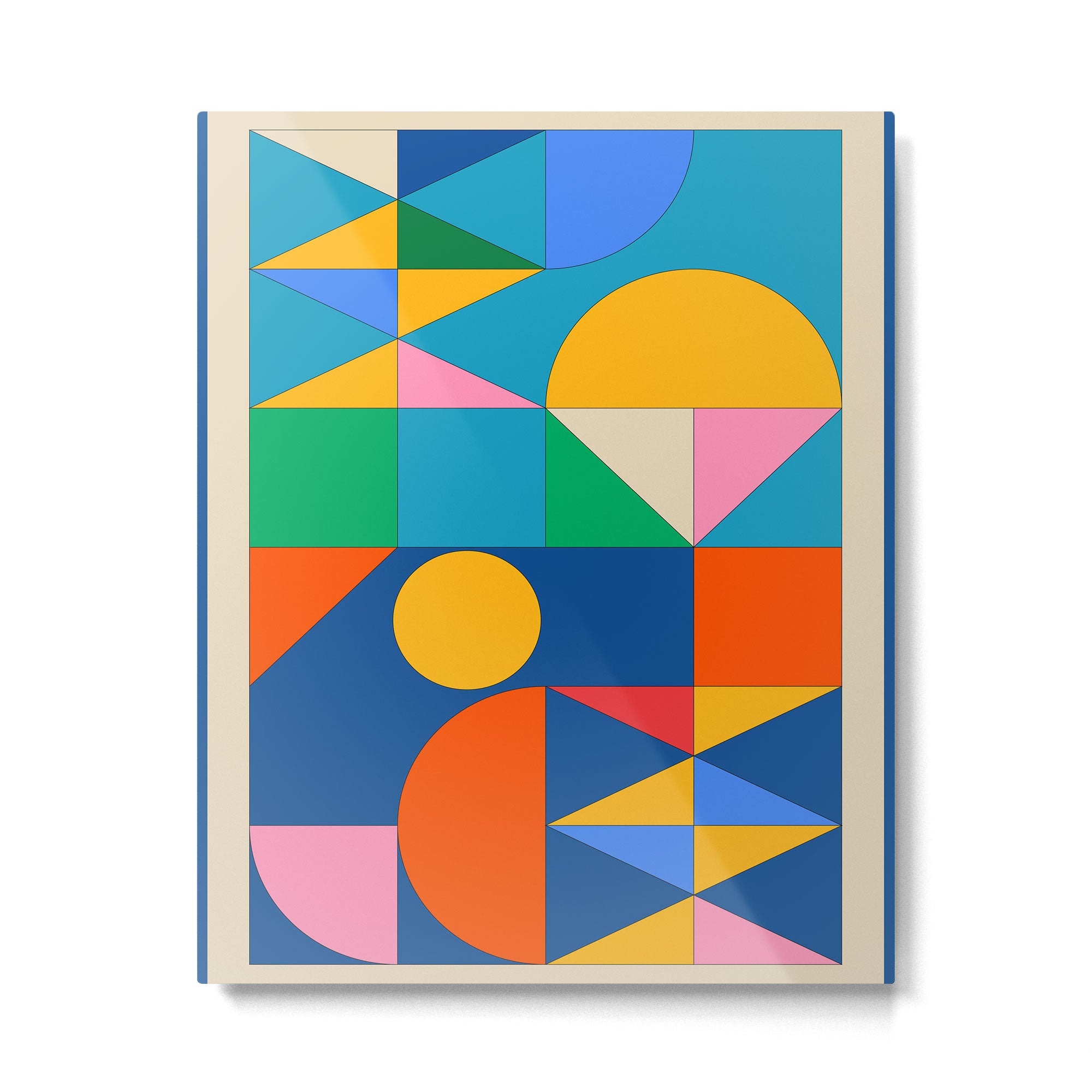 Geometric Shapes 241 Metal Print Gallery Image 4