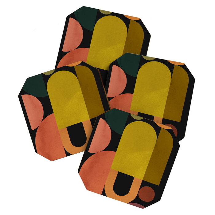 Geometric Shapes 242 Coaster Gallery Image 1