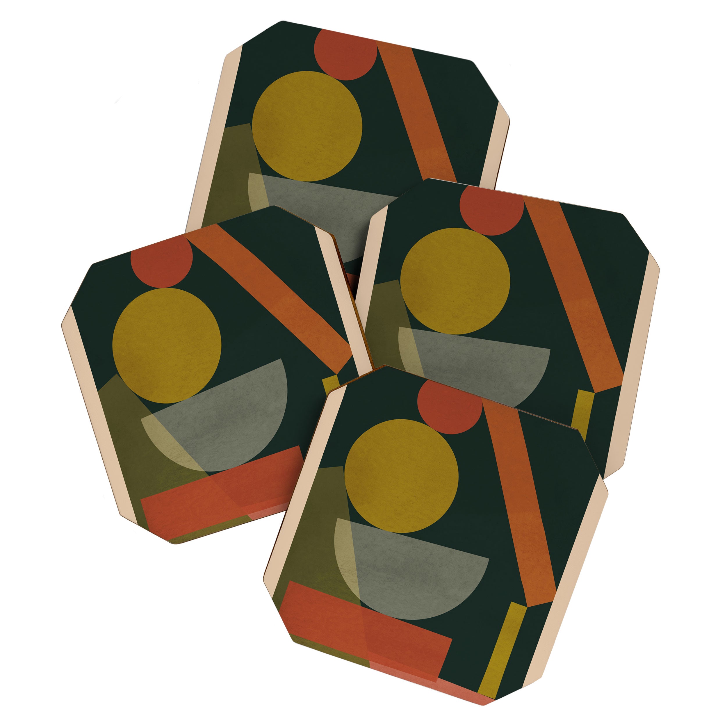 Geometric Shapes 243 Coaster Gallery Image 1