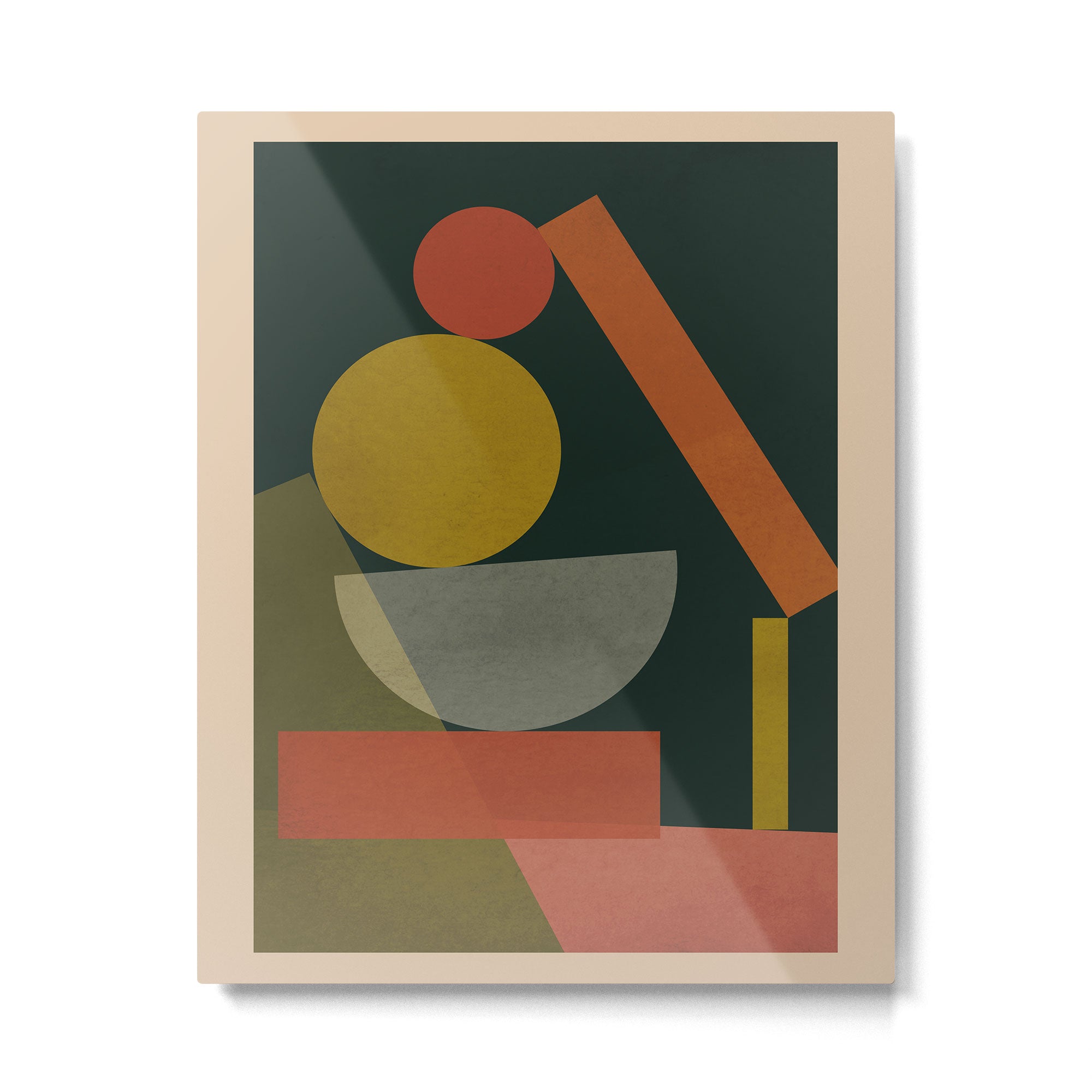 Geometric Shapes 243 Metal Print Gallery Image 4