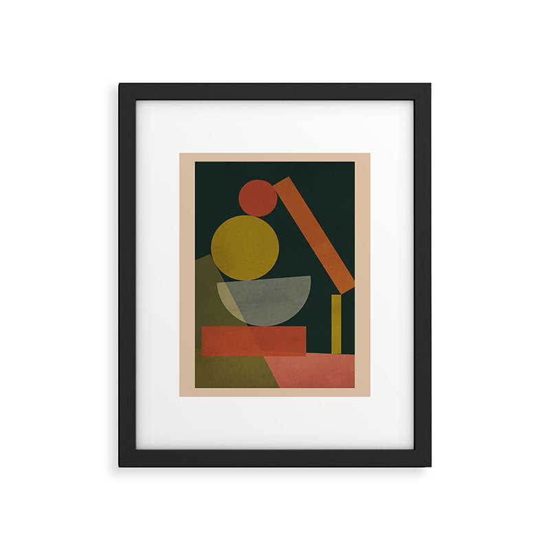 Geometric Shapes 243 Framed Art Print Gallery Image 5