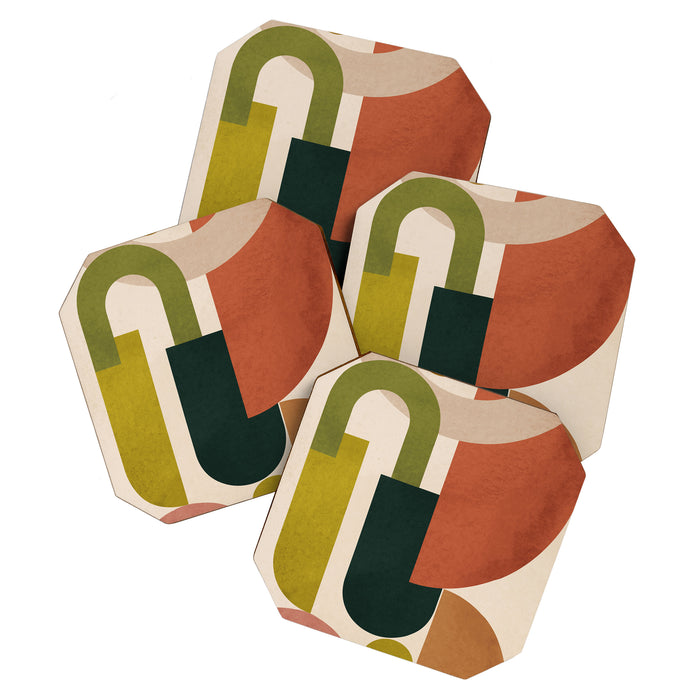 Geometric Shapes 245 Coaster Gallery Image 1
