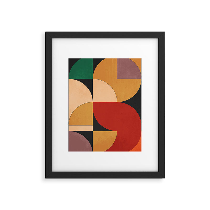 Geometric Shapes 246 Framed Art Print Gallery Image 5