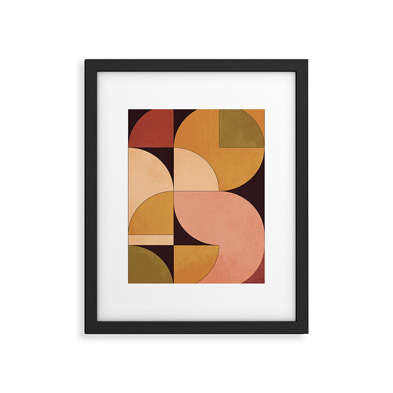 Geometric Shapes 247 Framed Art Print Gallery Image 5