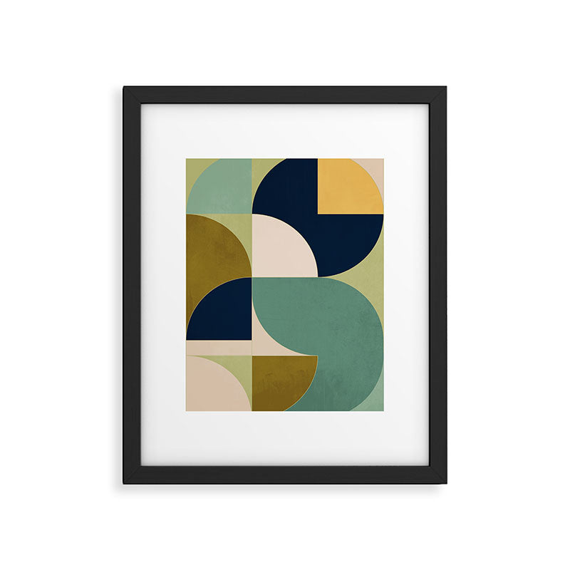 Geometric Shapes 249 Framed Art Print Gallery Image 5