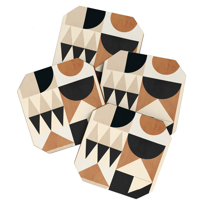 Geometric Shapes 252 Coaster Gallery Image 1