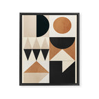 Geometric Shapes 252 Framed Canvas Print Gallery Image 6