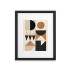 Geometric Shapes 252 Framed Art Print Gallery Image 5
