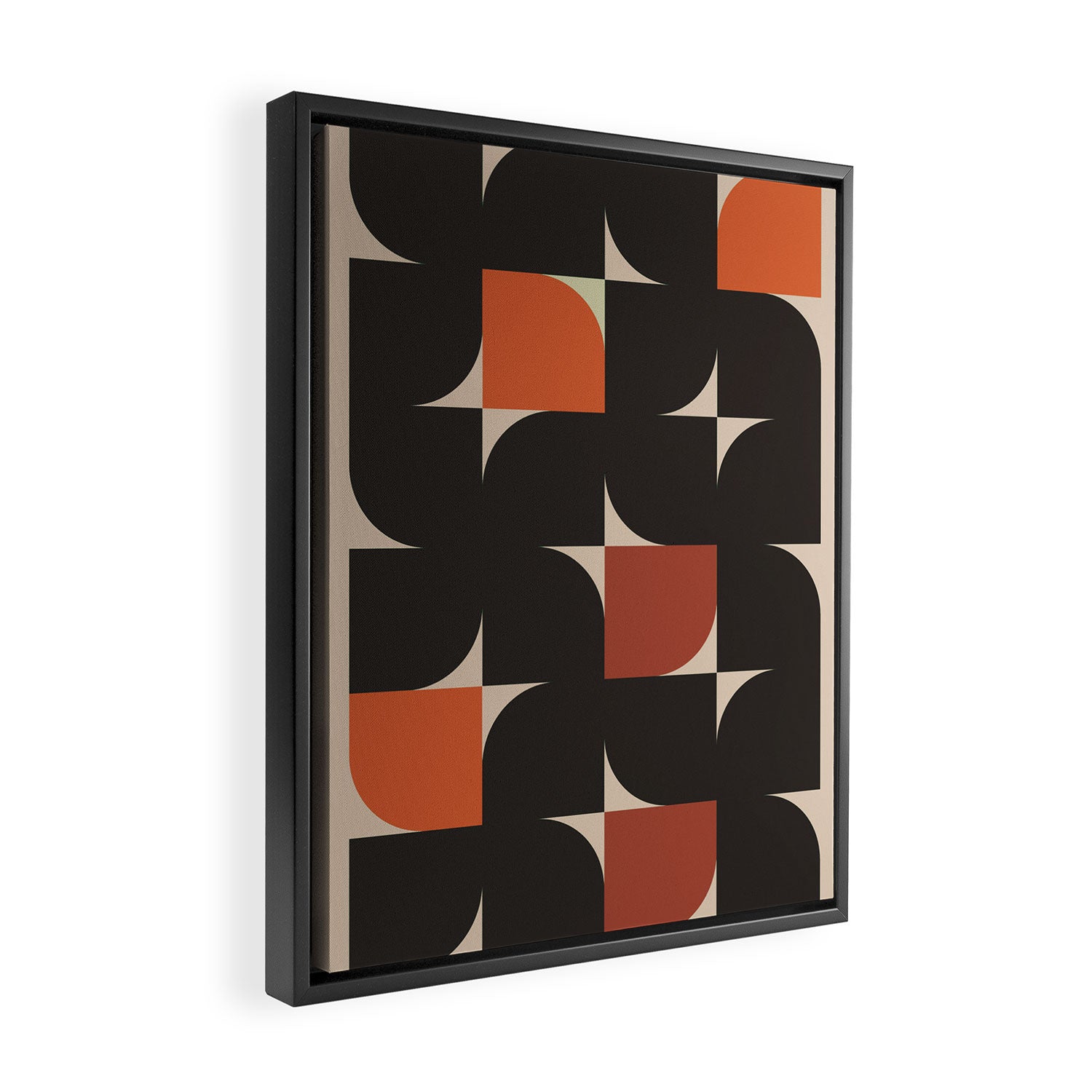 Geometric Shapes 254 Framed Canvas Print Gallery Image 2