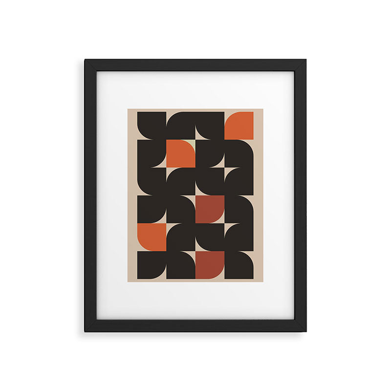 Geometric Shapes 254 Framed Art Print Gallery Image 5