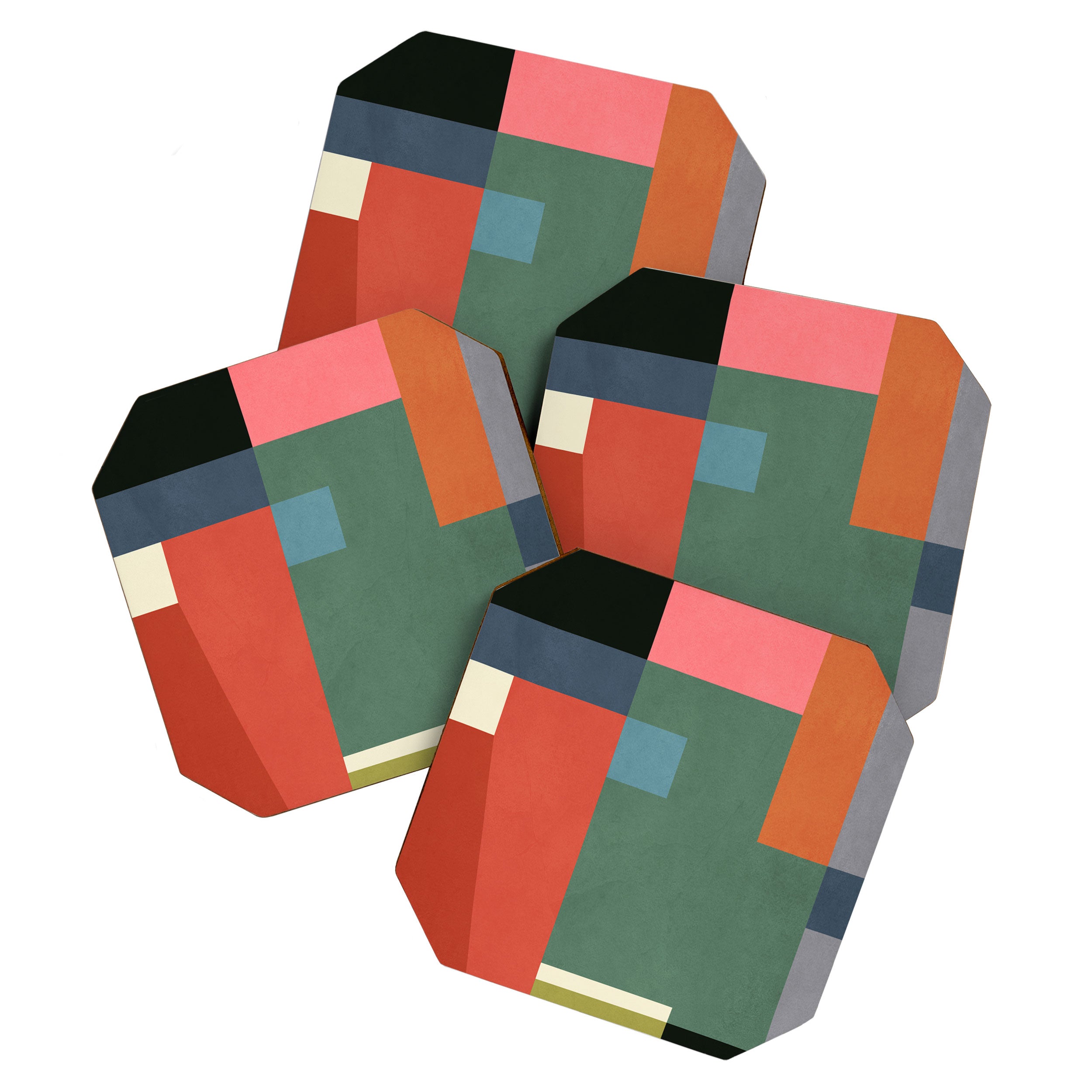 Geometric Shapes 28 Coaster Gallery Image 1