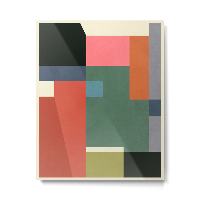 Geometric Shapes 28 Metal Print Gallery Image 1