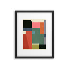 Geometric Shapes 28 Framed Art Print Gallery Image 5