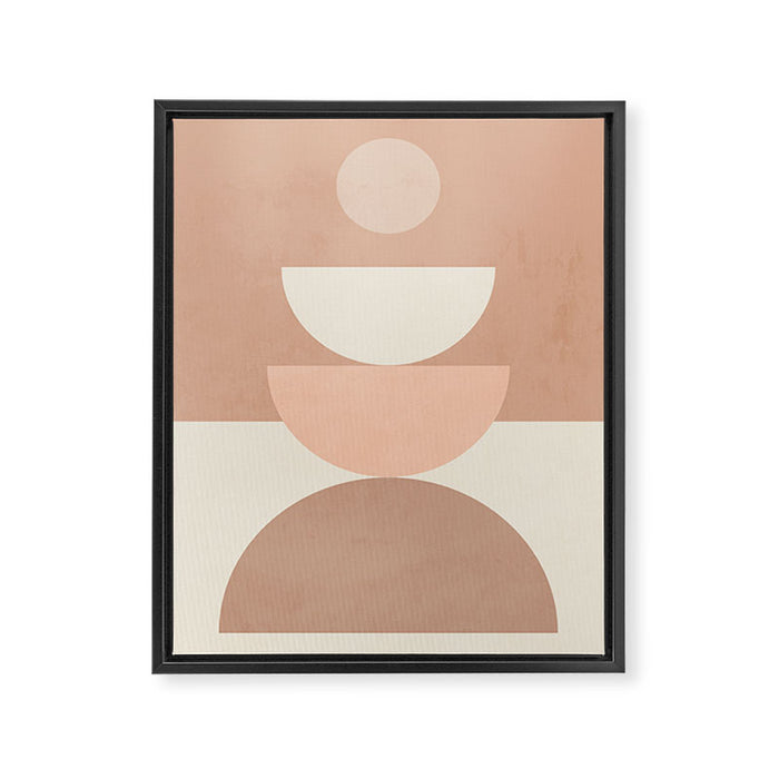 Geometric Shapes 3 Framed Canvas Print Gallery Image 1
