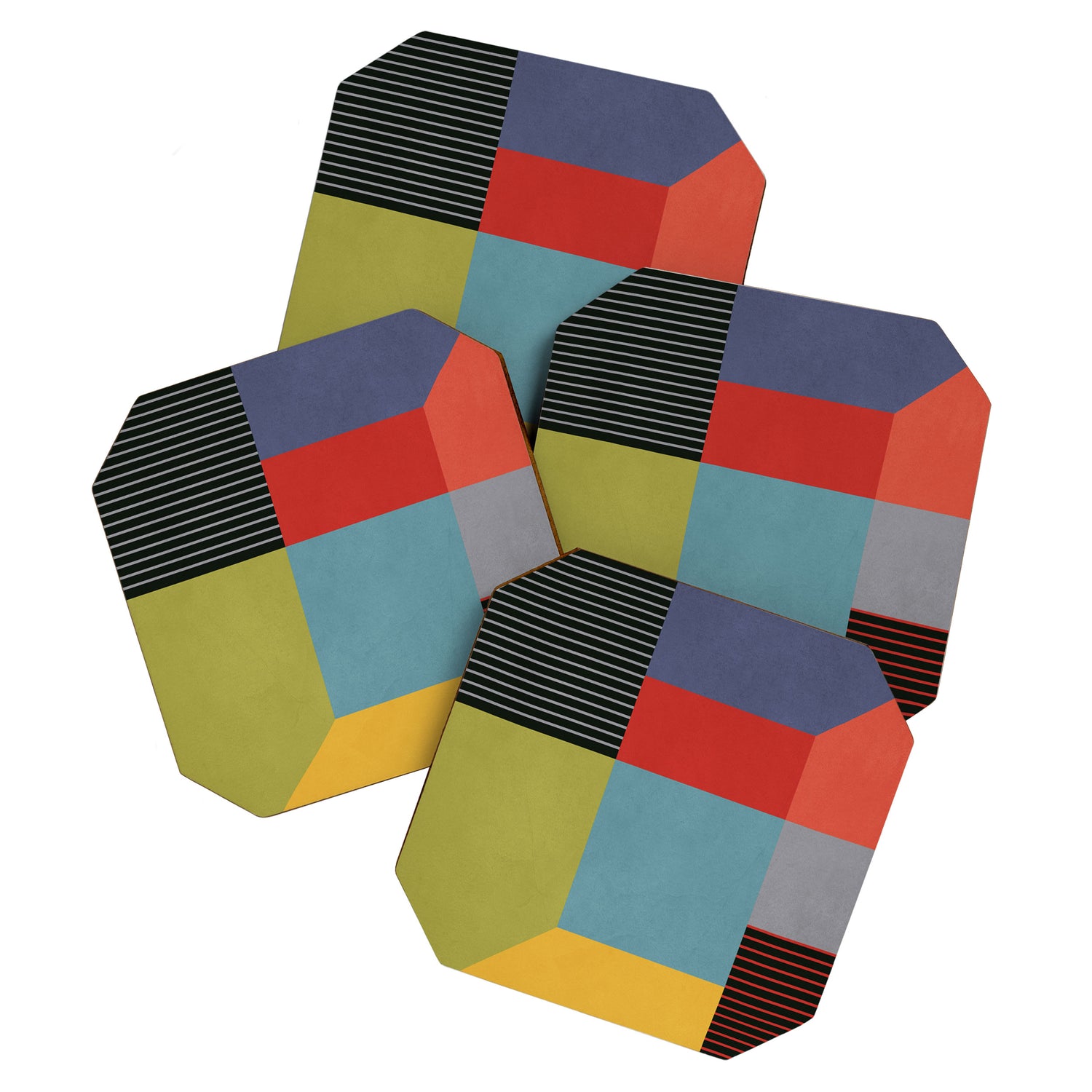 Geometric Shapes 30 Coaster Gallery Image 1