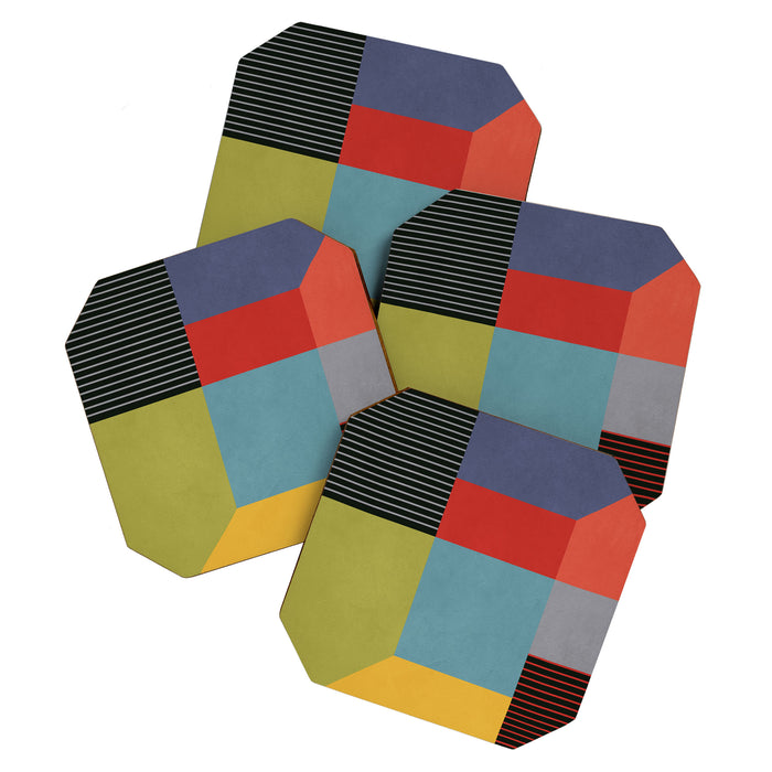 Geometric Shapes 30 Coaster Gallery Image 1