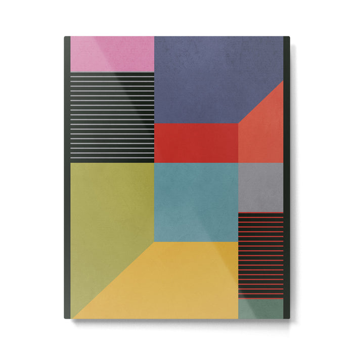 Geometric Shapes 30 Metal Print Gallery Image 1