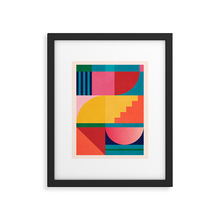 Geometric Shapes 39 Framed Art Print Gallery Image 1