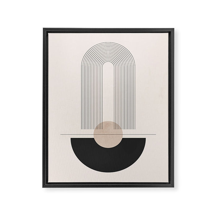 Geometric Shapes 49 Framed Canvas Print Gallery Image 1