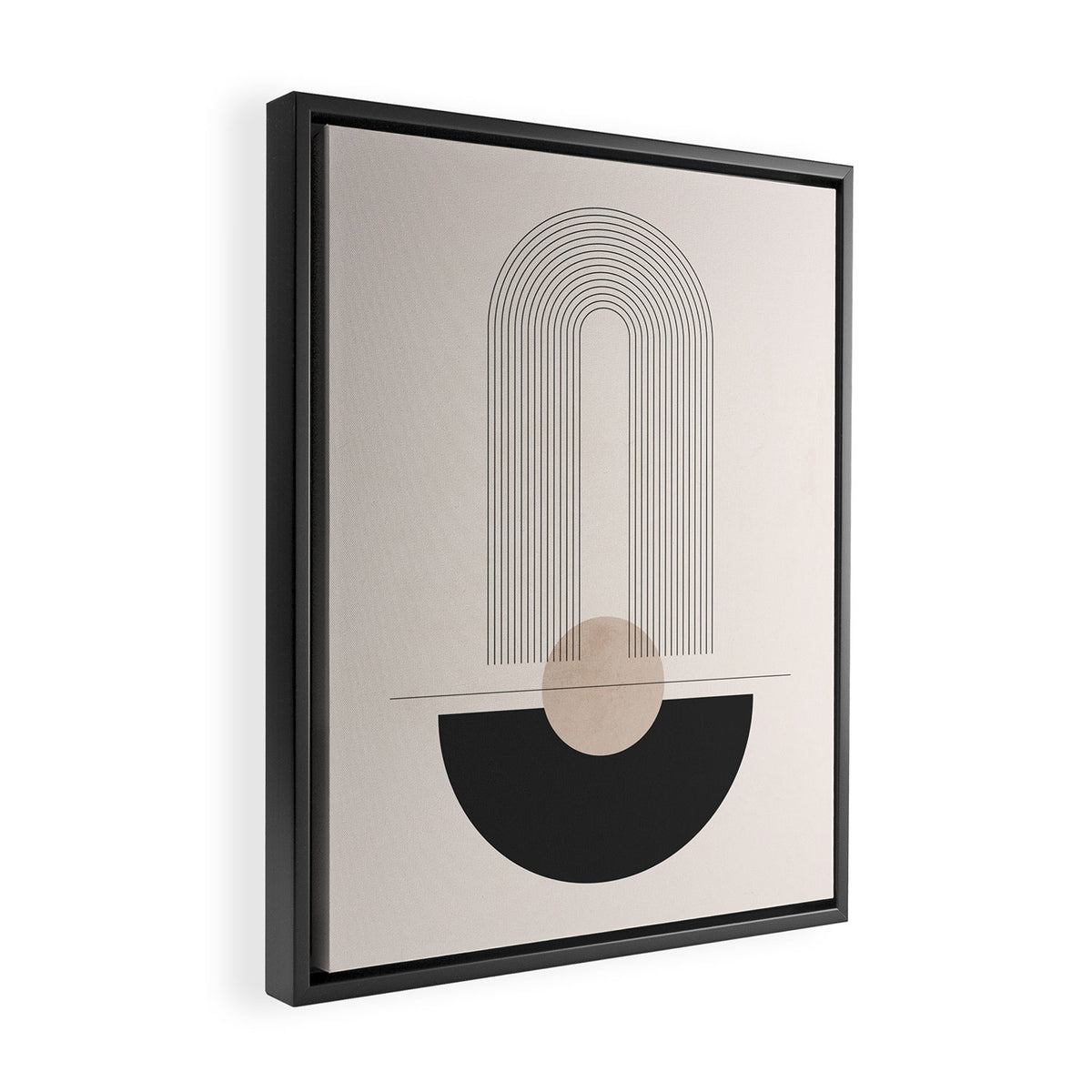 Geometric Shapes 49 Framed Canvas Print Gallery Image 2