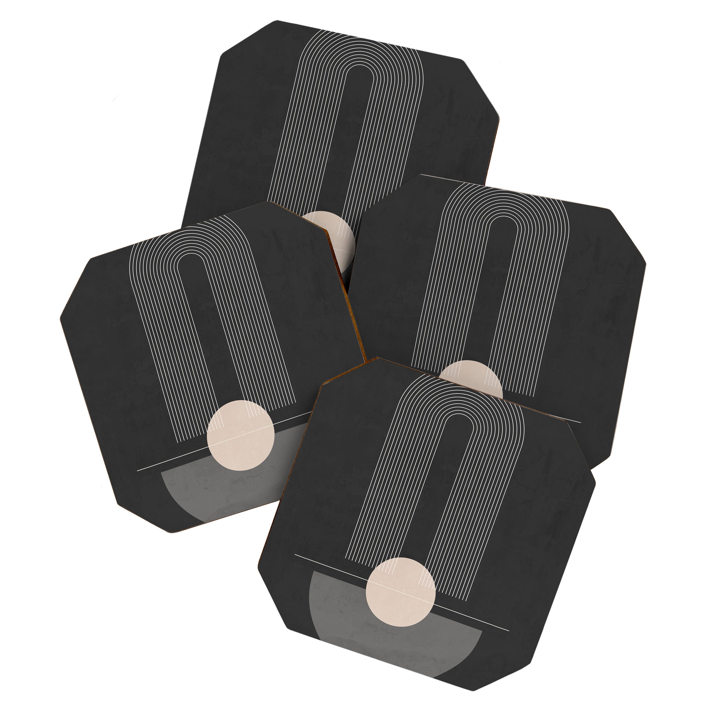 Geometric Shapes 55 Coaster Gallery Image 1