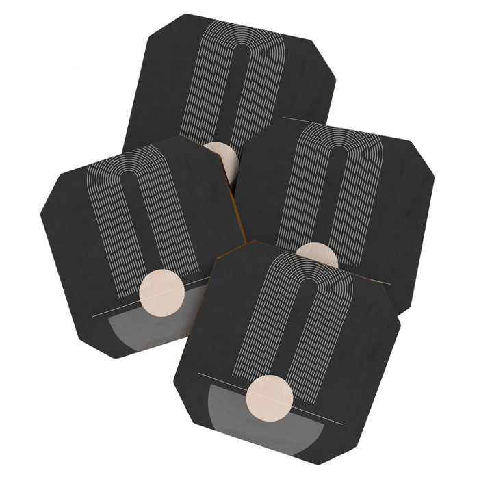 Geometric Shapes 55 Coaster Gallery Image 1