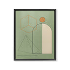 Geometric Shapes 6 Framed Canvas Print Gallery Image 6