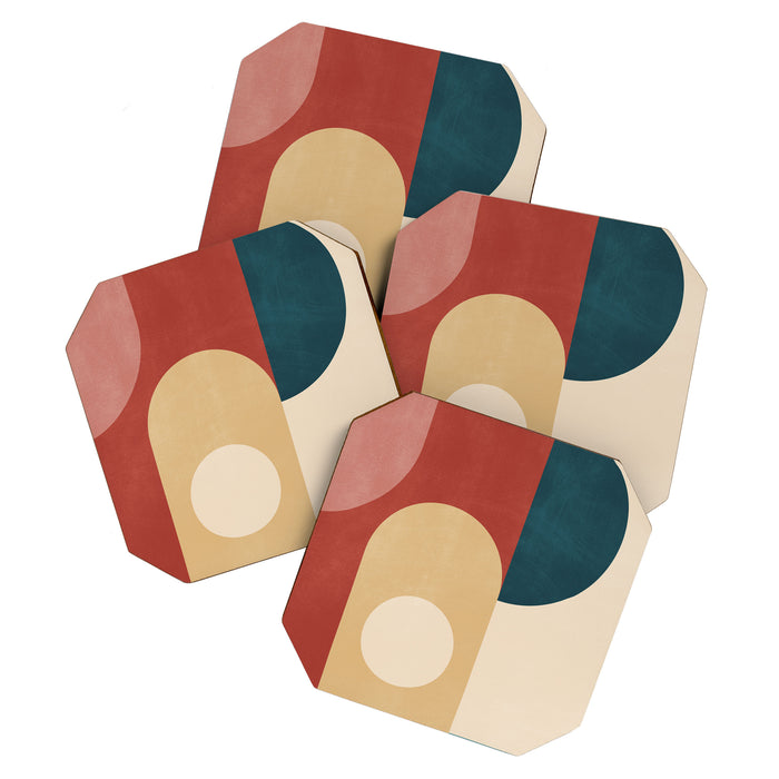 Geometric Shapes 84 Coaster Gallery Image 1