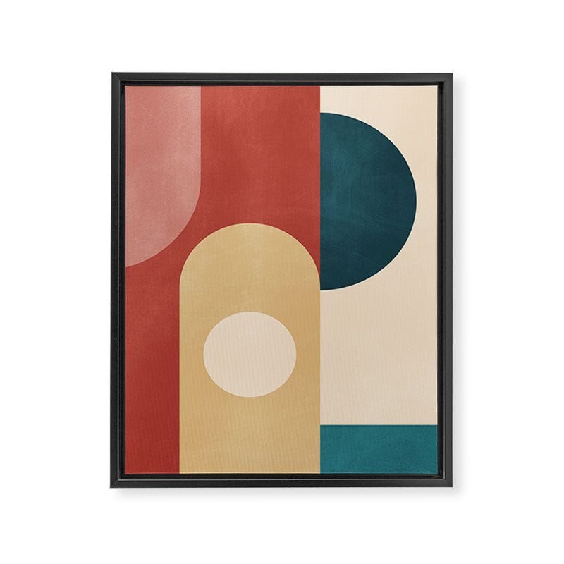 Geometric Shapes 84 Framed Canvas Print Gallery Image 6