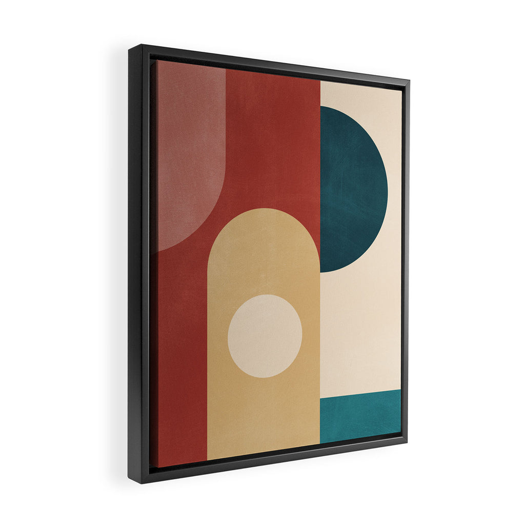 Geometric Shapes 84 Framed Canvas Print Gallery Image 2