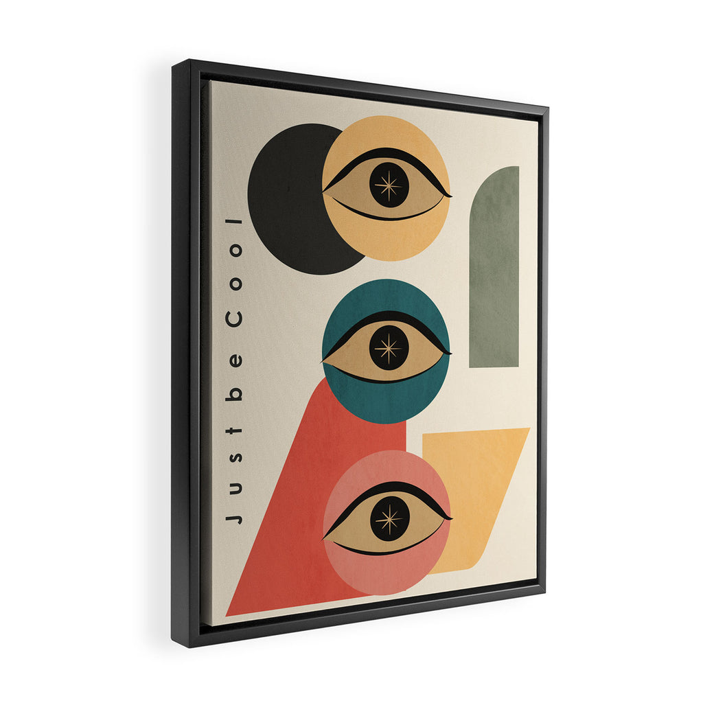 Just Be Cool 3 Framed Canvas Print Gallery Image 2