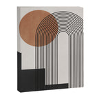 Mid Century Abstract Geometric 5 Canvas Print Gallery Image 6