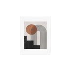 Mid Century Abstract Geometric 5 Art Print Gallery Image 1