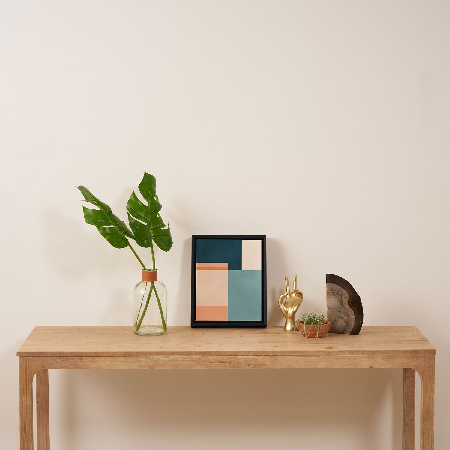 Minimal Abstract 14 Framed Canvas Print Gallery Image 4