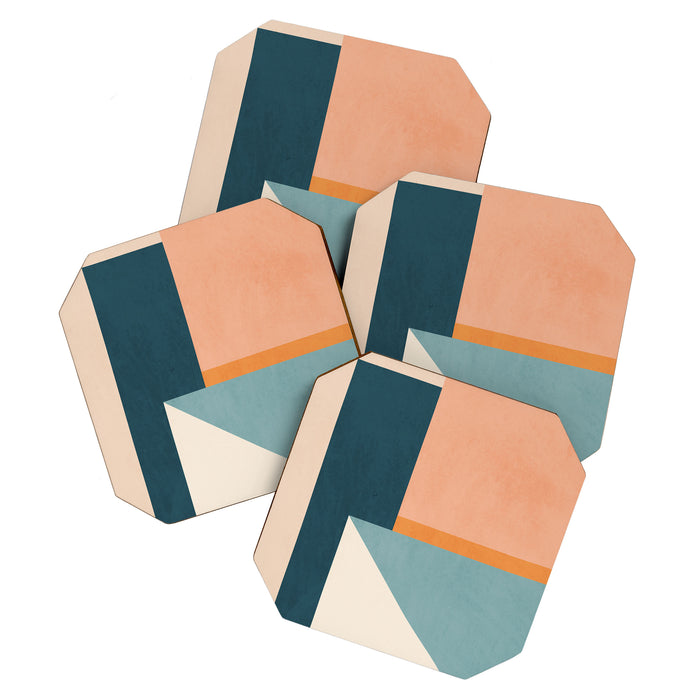 Minimal Abstract 16 Coaster Gallery Image 1