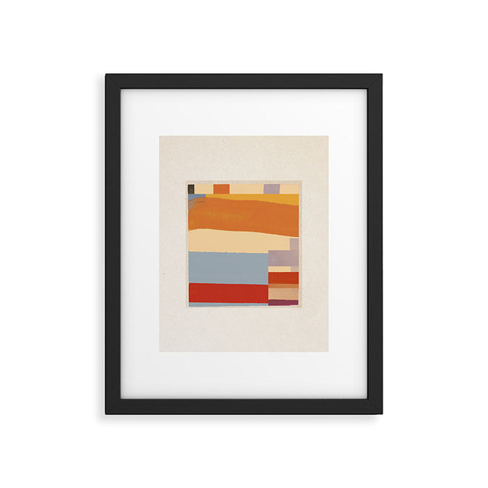 Minimal Abstraction Framed Art Print Gallery Image 1