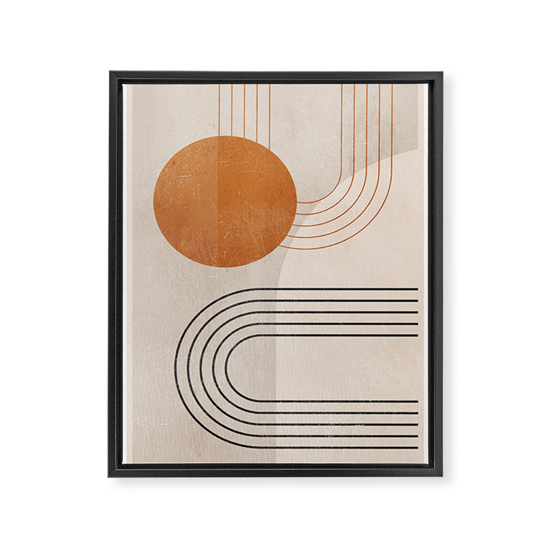 Minimal Geometric 138 Framed Canvas Print Gallery Image 6