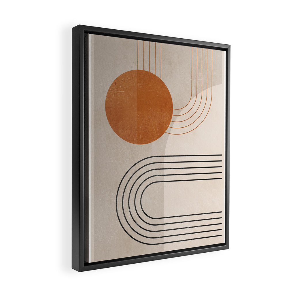 Minimal Geometric 138 Framed Canvas Print Gallery Image 2