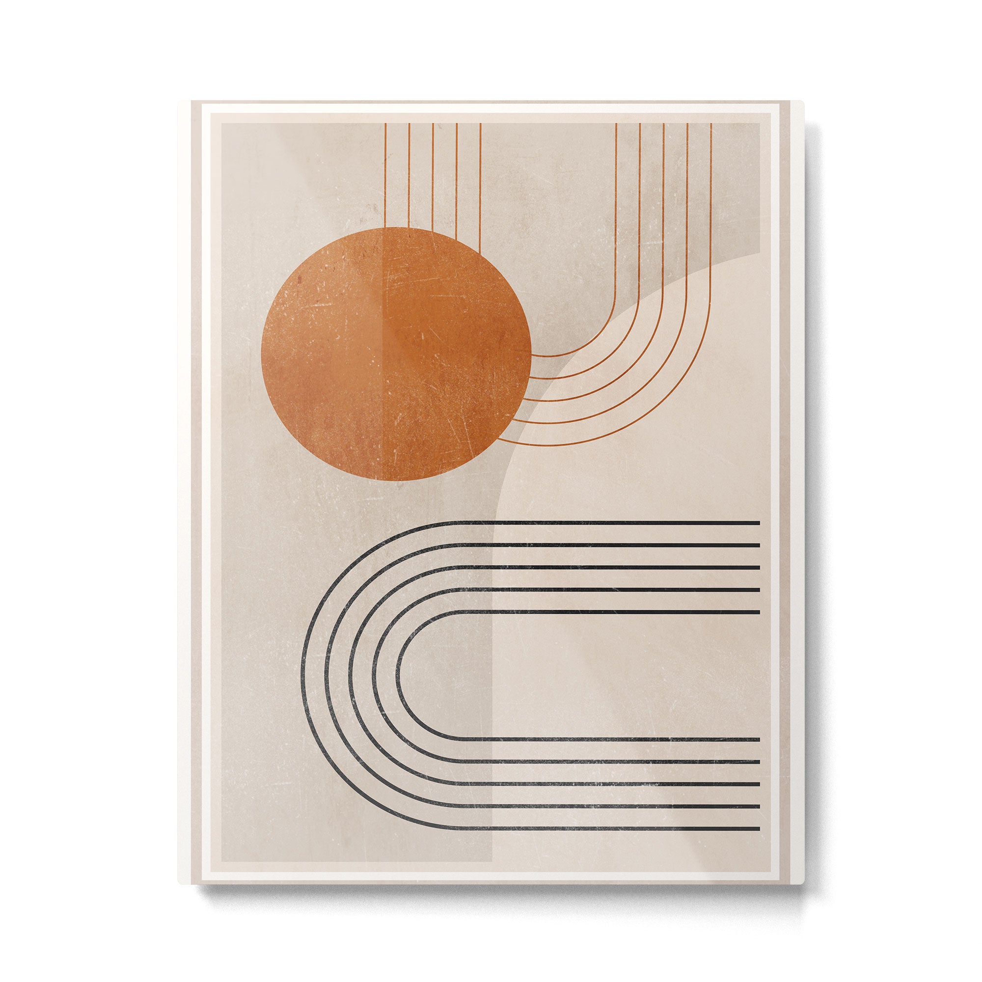 Minimal Geometric 138 Metal Print Gallery Image 4