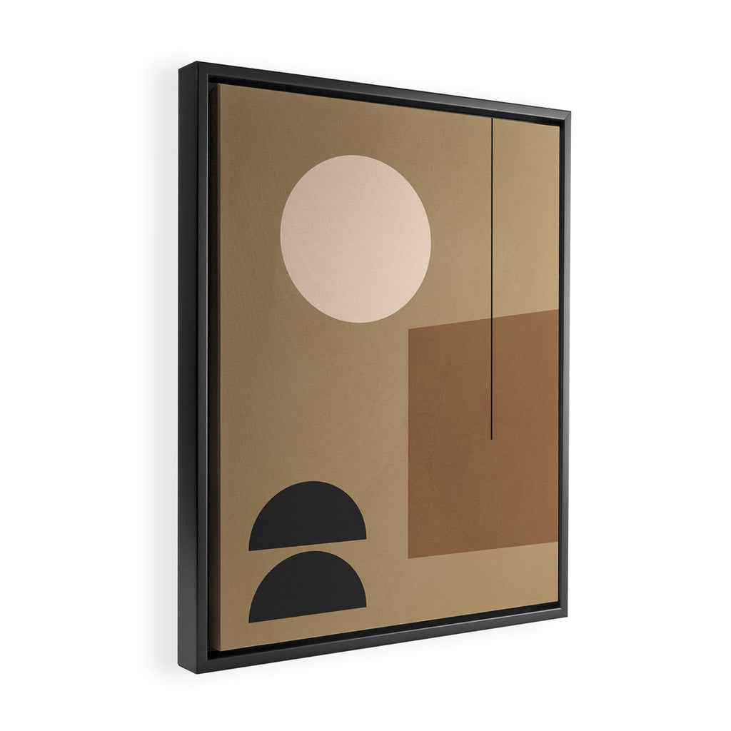 Minimal Geometric 34 Framed Canvas Print Gallery Image 2