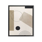 Minimal Geometric 36 Framed Canvas Print Gallery Image 6